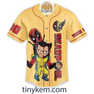 Deadpool And Wolverine Baseball Jersey2B3 Sn878