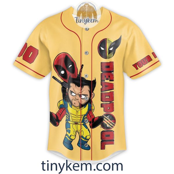 Deadpool And Wolverine Baseball Jersey