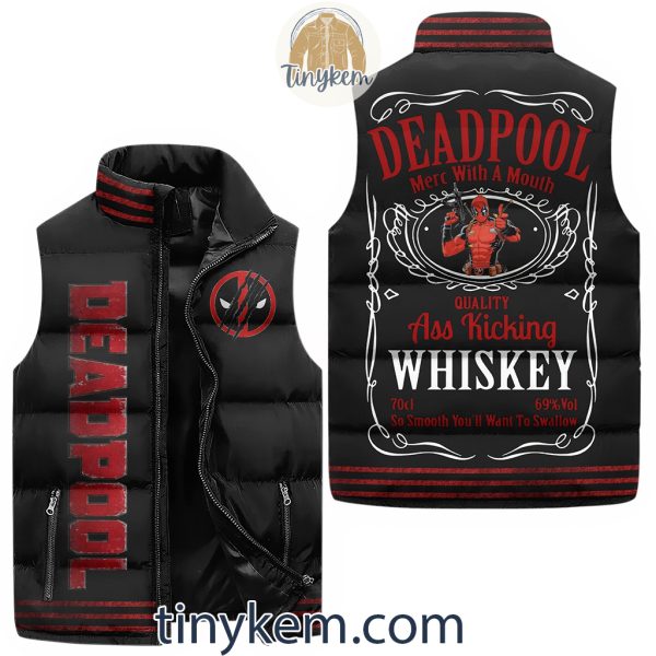 Deadpool Puffer Sleeveless Jacket