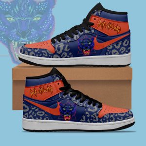 Def Leppard Air Jordan 1 High Top Shoes