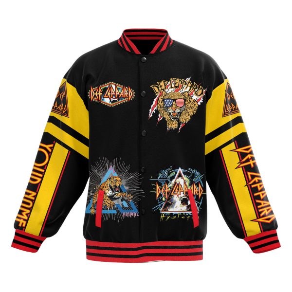 Def Leppard Customized Baseball Jacket