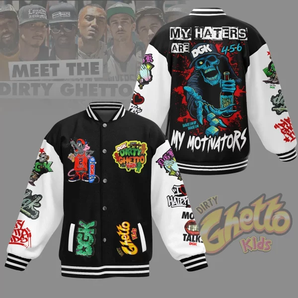 Dirty Ghetto Baseball Jacket