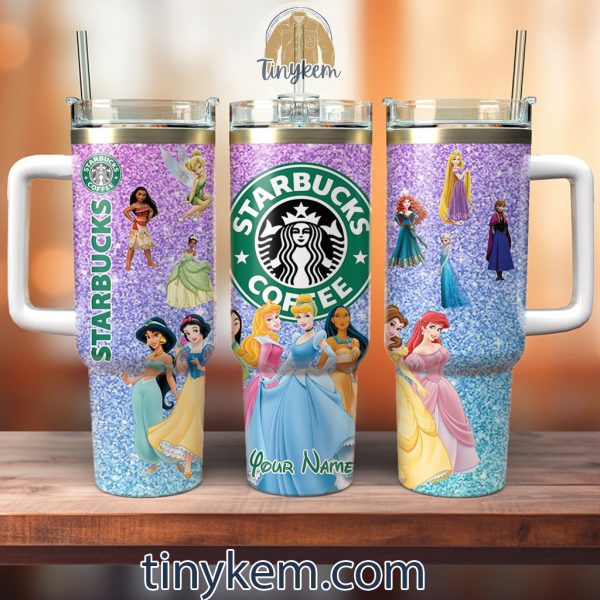Disney Princess Starbucks Customized 40Oz Tumbler