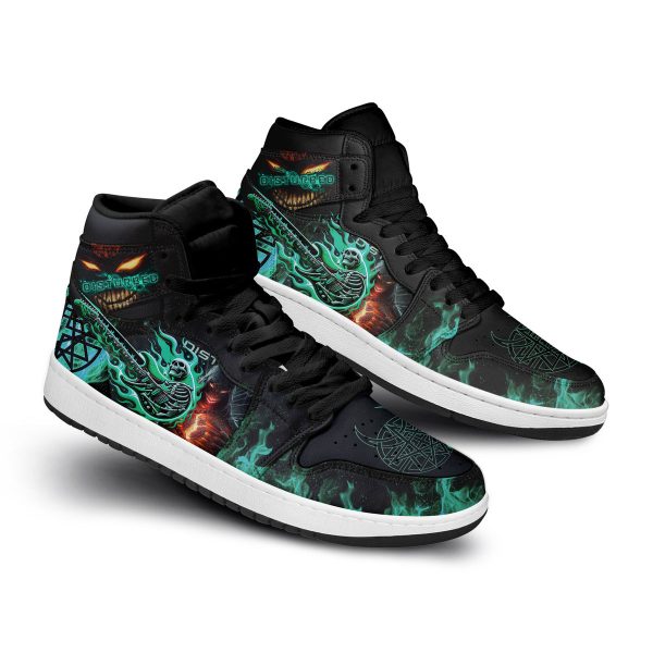 Disturbed Air Jordan 1 High Top Shoes