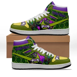 Donatello Ninja Turtle Air Jordan 1 High Top Shoes