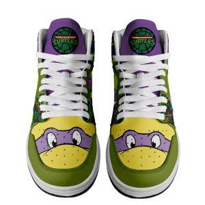 Donatello Ninja Turtle Air Jordan 1 High Top Shoes2B2 EKMCo