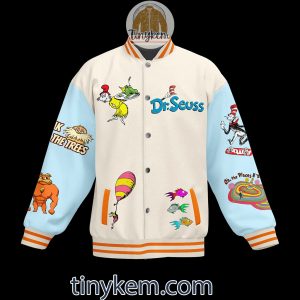 Dr.Seuss Baseball Jacket In A World Where You Can Be Anything Be Kind2B3 2KwhS