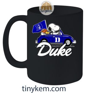 Duke Basketball With Snoopy Driving Car Tshirt2B5 OyI9g