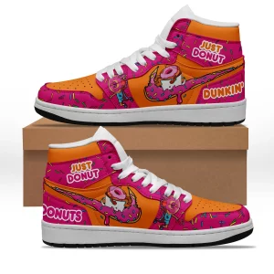 Dunkin Donuts Air Jordan 1 High Top Shoes