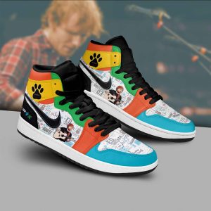 Ed Sheeran Air Jordan 1 High Top Shoes