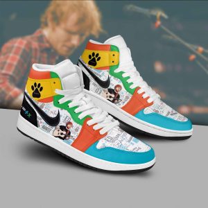 Ed Sheeran Air Jordan 1 High Top Shoes