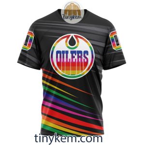 Edmonton Oilers With LGBT Pride Design Tshirt Hoodie Sweatshirt2B6 Tt3NU