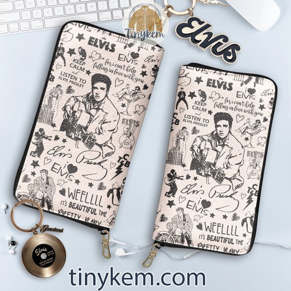 Elvis Presley Zip Around Wallet