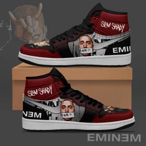 Eminem Slim Shady Air Jordan 1 High Top Shoes