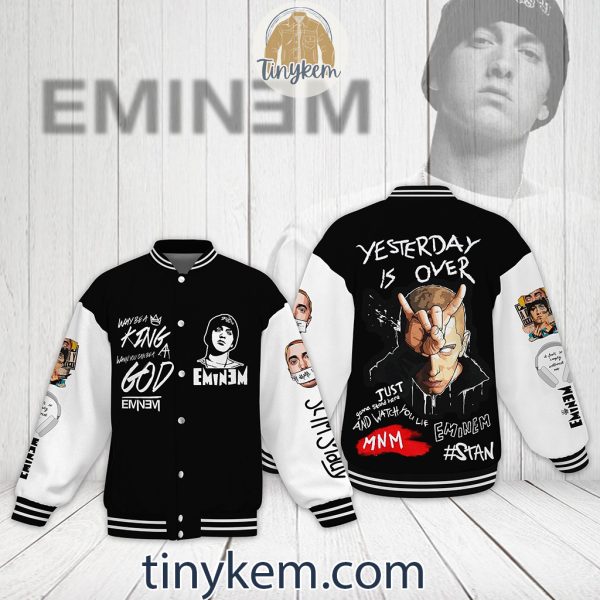 Eminem Yesterday Is Over Baseball Jacket