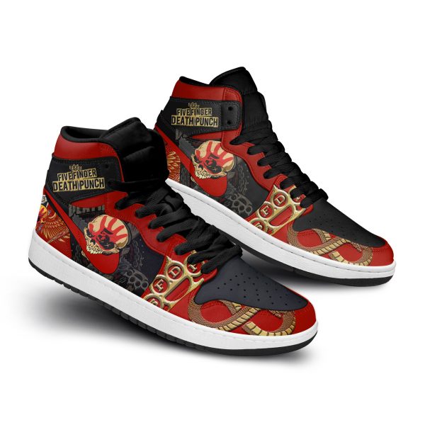 Five Finger Death Punch Air Jordan 1 High Top Shoes