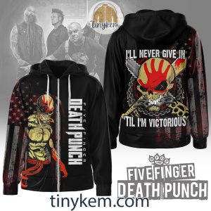 Five Finger Death Punch Red Black Baseball Jacket