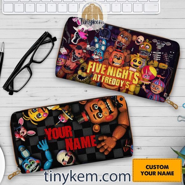 Five Nights at Freddy’s Customized Zip Around Wallet