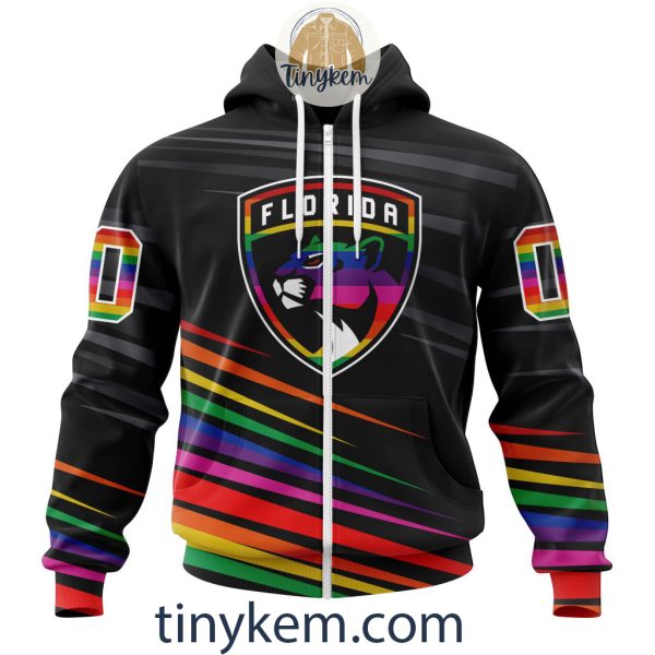 Florida Panthers With LGBT Pride Design Tshirt, Hoodie, Sweatshirt