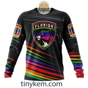 Florida Panthers With LGBT Pride Design Tshirt Hoodie Sweatshirt2B4 7NQ4o