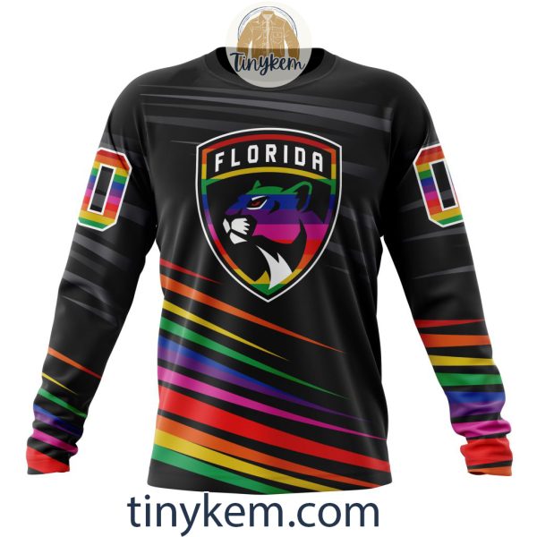 Florida Panthers With LGBT Pride Design Tshirt, Hoodie, Sweatshirt