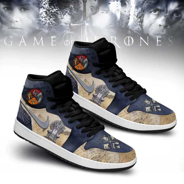 Game of Thrones Air Jordan 1 High Top Shoes