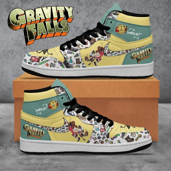 Gravity Falls Air Jordan 1 High Top Shoes