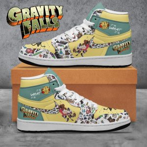 Gravity Falls Air Jordan 1 High Top Shoes2B3 qPyG4