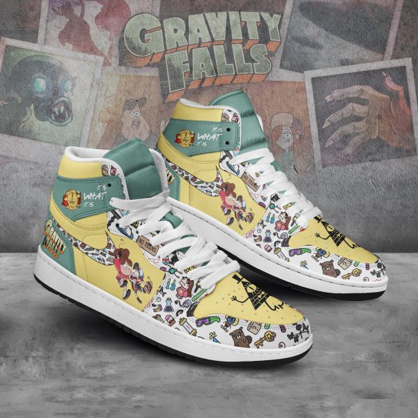 Gravity Falls Air Jordan 1 High Top Shoes