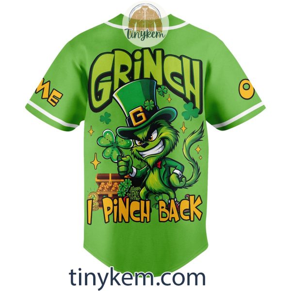 Grinch Patrick Day Customized Baseball Jersey