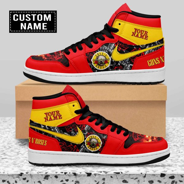 Guns N’ Roses Air Jordan 1 High Top Shoes