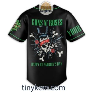 Guns N Roses ST Patrick Day Customized Baseball Jersey2B3 wpCpT