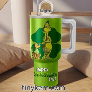 How The Grinch Stole ST Patrick Day 40Oz Tumbler2B3 Cw7hd