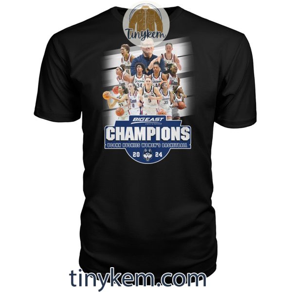 Huskies Women’s Basketball Champions 2024 Bigeast Tshirt
