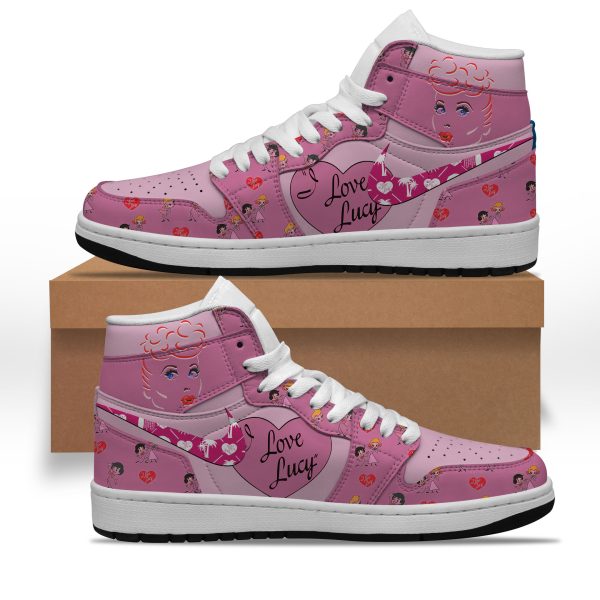 I Love Lucy Air Jordan 1 High Top Shoes