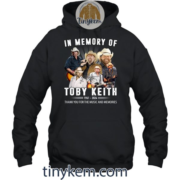 In Memory Of Toby Keith 1961 – 2024 Shirt