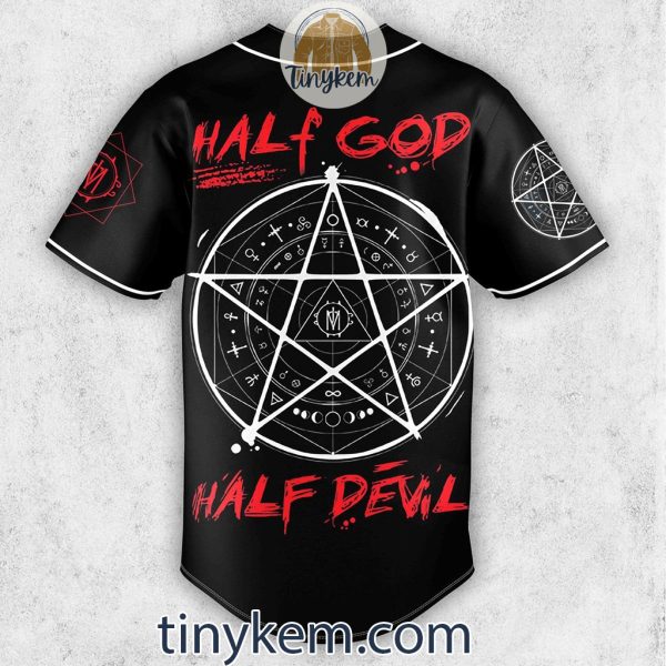 In This Moment Customized Baseball Jersey: Half God Half Devil