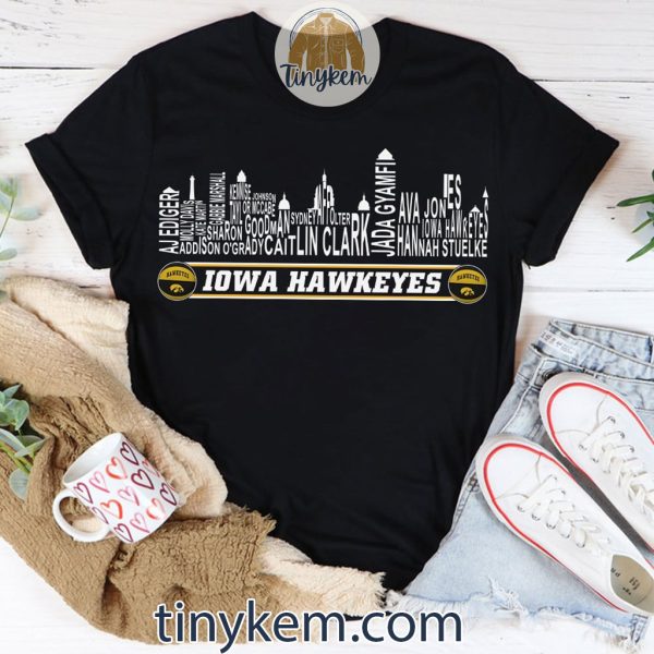 Iowa Hawkeyes Basketball Roster 2024 Tshirt