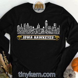 Iowa Hawkeyes Basketball Roster 2024 Tshirt2B3 jQUOI