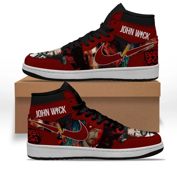 John Wick Air Jordan 1 High Top Shoes
