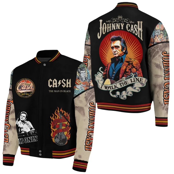Johnny Cash Baseball Jacket