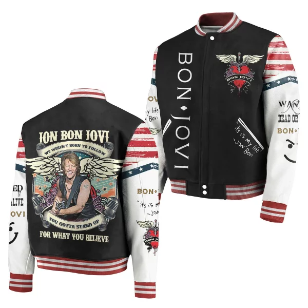 Jon Bon Jovi Baseball Jacket