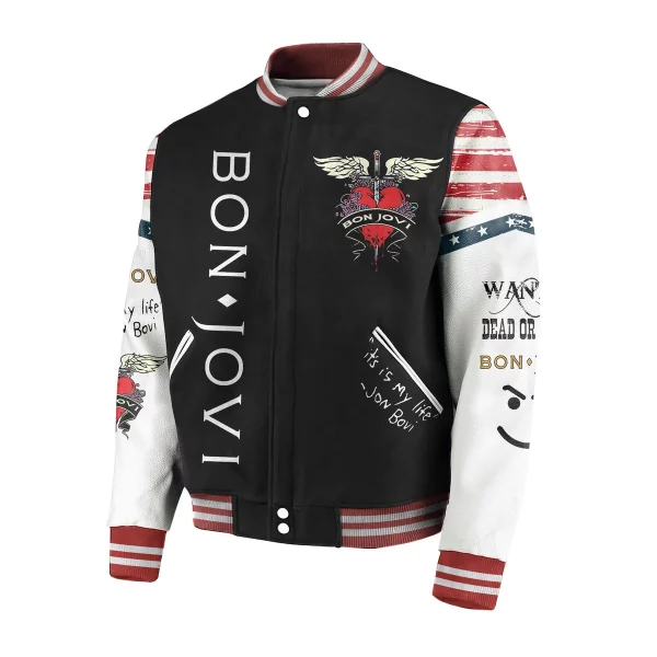 Jon Bon Jovi Baseball Jacket