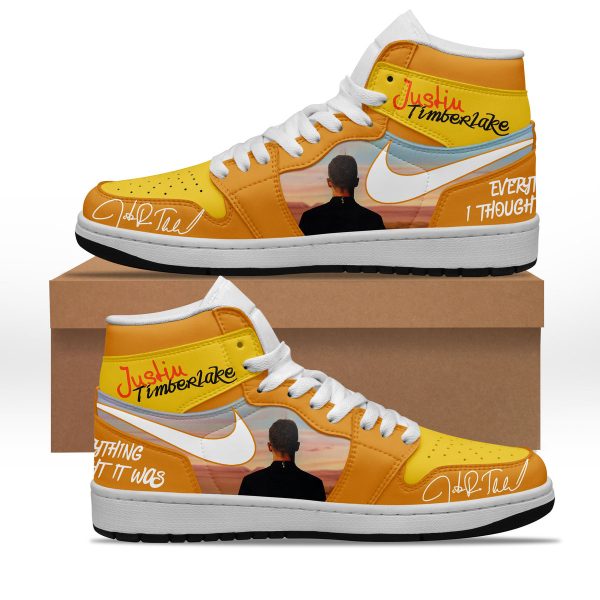 Justin Timberlake Air Jordan 1 High Top Shoes