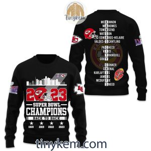 Kansas City Chiefs Back2back Champions All Over Print Tshirt Hoodie Sweatshirt2B6 CTABU