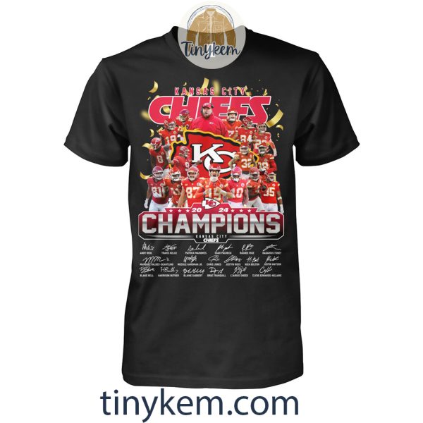 Kansas City Chiefs Champions Super Bowl 2024 Tshirt