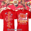 San Francisco 49ers Super Bowl Champions Tshirt Two Side Printed