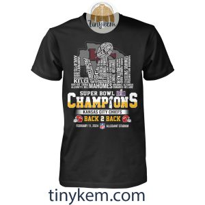 Kansas City Chiefs Super Bowl Back2back Champions Tshirt Two Side Printed2B2 2U8lj