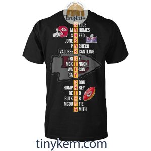 Kansas City Chiefs Super Bowl Back2back Champions Tshirt Two Side Printed2B3 zrrRC