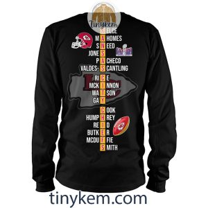 Kansas City Chiefs Super Bowl Back2back Champions Tshirt Two Side Printed2B9 ixp7h